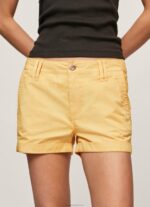 ⁦נשים 4N8XB518 Pepe Jeans זוהר מכנסי כותנה בכושר רגיל⁩ – תמונה ⁦3⁩