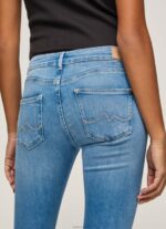 ⁦נשים 4N8XB51 Pepe Jeans דֵנִים ג'ינס בגזרת סקיני פיקסי בינונית⁩ – תמונה ⁦4⁩