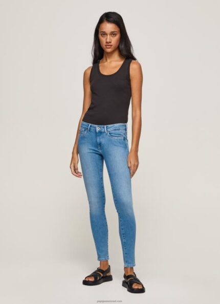 נשים 4N8XB51 Pepe Jeans דֵנִים ג'ינס בגזרת סקיני פיקסי בינונית