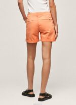 ⁦נשים 4N8XB522 Pepe Jeans אפרסק מכנסי צ'ינו בכושר רגיל⁩ – תמונה ⁦4⁩