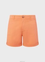 ⁦נשים 4N8XB522 Pepe Jeans אפרסק מכנסי צ'ינו בכושר רגיל⁩ – תמונה ⁦5⁩