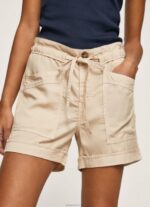 ⁦נשים 4N8XB525 Pepe Jeans אֶבֶן מכנס מותן מתכוונן⁩ – תמונה ⁦3⁩