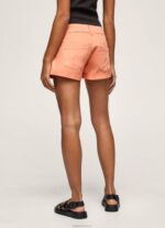 ⁦נשים 4N8XB526 Pepe Jeans אפרסק מכנסי כותנה בכושר רגיל⁩ – תמונה ⁦4⁩