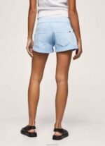 ⁦נשים 4N8XB527 Pepe Jeans מִפרָץ מכנסי כותנה בכושר רגיל⁩ – תמונה ⁦3⁩