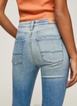 ⁦נשים 4N8XB52 Pepe Jeans דֵנִים ג'ינס סקיני בהתאמה גבוהה של ריג'נט⁩ – תמונה ⁦4⁩