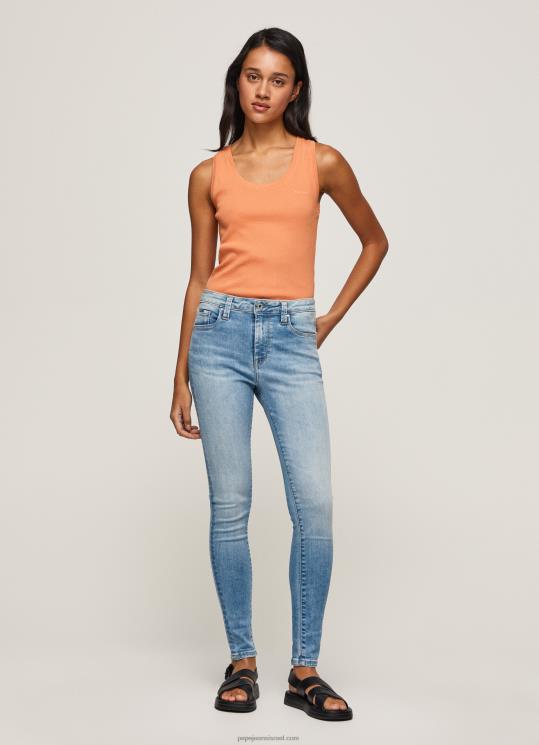 d7a0d7a9d799d79d_4n8xb52_pepe_jeans_d793d6b5d7a0d6b4d799d79d_d792d799d7a0d7a1_d7a1d7a7d799d7a0d799_d791d794d7aad790d79ed794_d792.jpg נשים 4N8XB52 Pepe Jeans דֵנִים ג'ינס סקיני בהתאמה גבוהה של ריג'נט – תמונה 1