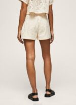 ⁦נשים 4N8XB530 Pepe Jeans חוּבצָה מכנסיים קצרים עם פרטים פתוחים⁩ – תמונה ⁦4⁩