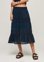 ⁦נשים 4N8XB535 Pepe Jeans dulwich חצאית שרוכים⁩ – תמונה ⁦2⁩