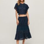 נשים 4N8XB535 Pepe Jeans dulwich חצאית שרוכים