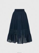 ⁦נשים 4N8XB535 Pepe Jeans dulwich חצאית שרוכים⁩ – תמונה ⁦5⁩