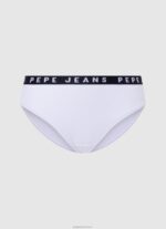 ⁦נשים 4N8XB539 Pepe Jeans שָׁחוֹר תחתון קלאסי עם לוגו מודפס⁩ – תמונה ⁦4⁩