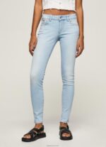 ⁦נשים 4N8XB53 Pepe Jeans דֵנִים ג'ינס סקיני בכושר סוהו בינוני⁩ – תמונה ⁦2⁩