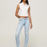 נשים 4N8XB53 Pepe Jeans דֵנִים ג'ינס סקיני בכושר סוהו בינוני