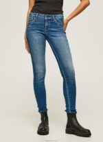⁦נשים 4N8XB54 Pepe Jeans דֵנִים ג'ינס בינוני בגזרת סקיני פיקסי⁩ – תמונה ⁦2⁩