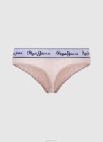 ⁦נשים 4N8XB554 Pepe Jeans עירום בהיר תחתוני חוטיני רשת⁩ – תמונה ⁦2⁩