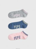 נשים 4N8XB555 Pepe Jeans ורוד חיוור גרבי sandi 3 חבילות