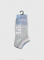 ⁦נשים 4N8XB555 Pepe Jeans ורוד חיוור גרבי sandi 3 חבילות⁩ – תמונה ⁦3⁩