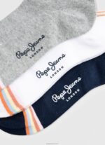 ⁦נשים 4N8XB560 Pepe Jeans רַב גרבי ברוקה 3 חבילות⁩ – תמונה ⁦2⁩
