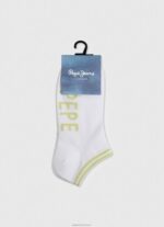 ⁦נשים 4N8XB561 Pepe Jeans לבן גרבי sandi 3 חבילות⁩ – תמונה ⁦3⁩