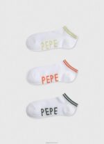 ⁦נשים 4N8XB563 Pepe Jeans חיל הים אדל גרביים 3 חבילות⁩ – תמונה ⁦4⁩