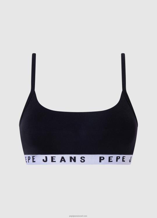 d7a0d7a9d799d79d_4n8xb567_pepe_jeans_d7a9d6b8d781d797d795d6b9d7a8_d797d796d799d799d7aa_d7a1d7a4d795d7a8d798_d79ed79bd795d7aad7a0.jpg נשים 4N8XB567 Pepe Jeans שָׁחוֹר חזיית ספורט מכותנה – תמונה 1