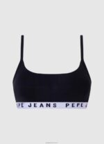 ⁦נשים 4N8XB568 Pepe Jeans חוואר אפור חוטיני קלאסי עם לוגו מודפס⁩ – תמונה ⁦3⁩