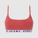 נשים 4N8XB570 Pepe Jeans סטודיו אדום חזיית ספורט מוצקה str brlt