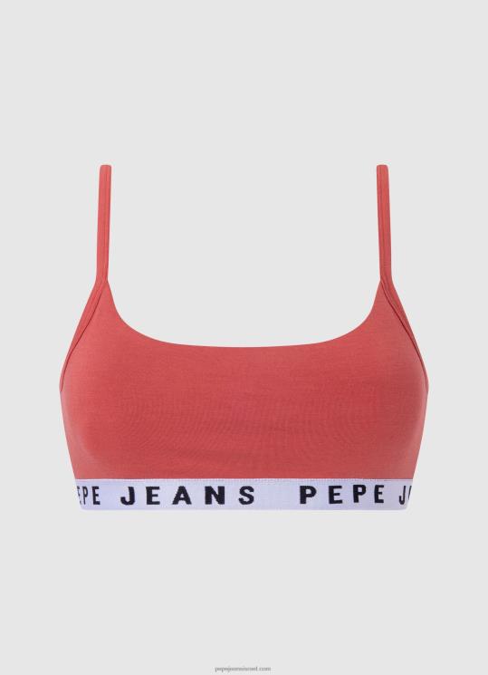 d7a0d7a9d799d79d_4n8xb570_pepe_jeans_d7a1d798d795d793d799d795_d790d793d795d79d_d797d796d799d799d7aa_d7a1d7a4d795d7a8d798_d79ed79.jpg נשים 4N8XB570 Pepe Jeans סטודיו אדום חזיית ספורט מוצקה str brlt – תמונה 1