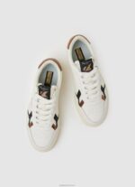 ⁦נשים 4N8XB571 Pepe Jeans צבע קרם נעלי ספורט מעור ניסיון חוזר של kore⁩ – תמונה ⁦2⁩