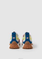 ⁦נשים 4N8XB572 Pepe Jeans חומצה צהוב נעלי ספורט משולבות עם הדפס מזל⁩ – תמונה ⁦4⁩
