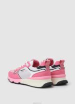 ⁦נשים 4N8XB577 Pepe Jeans ורוד ניאון נעלי ספורט משולבות brit pro neon⁩ – תמונה ⁦4⁩