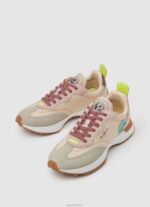 ⁦נשים 4N8XB579 Pepe Jeans ורוד חיוור מזל ליאו נעלי ספורט משולבות⁩ – תמונה ⁦3⁩