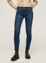 ⁦נשים 4N8XB57 Pepe Jeans דֵנִים ג'ינס בגזרה דק סוהו באמצע מותן⁩ – תמונה ⁦2⁩