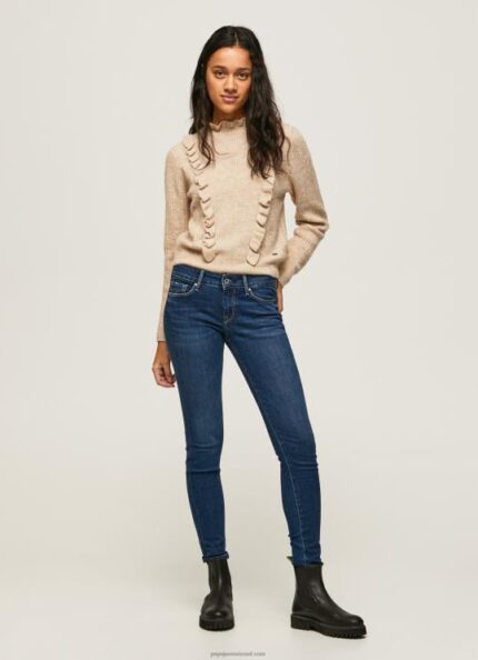 נשים 4N8XB57 Pepe Jeans דֵנִים ג'ינס בגזרה דק סוהו באמצע מותן