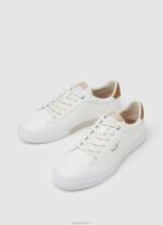 ⁦נשים 4N8XB583 Pepe Jeans לבן נעלי ספורט קלאסיות של קנטון מקס⁩ – תמונה ⁦4⁩