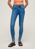 ⁦נשים 4N8XB58 Pepe Jeans דֵנִים ג'ינס בגזרה גבוהה של ריג'נט סקיני⁩ – תמונה ⁦2⁩