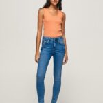 נשים 4N8XB58 Pepe Jeans דֵנִים ג'ינס בגזרה גבוהה של ריג'נט סקיני
