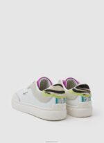 ⁦נשים 4N8XB592 Pepe Jeans לבן נעלי ספורט בסיסיות של Adams ari⁩ – תמונה ⁦4⁩