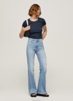 נשים 4N8XB59 Pepe Jeans דֵנִים ג'ינס מתרחב בגזרה גבוהה וילה