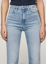 ⁦נשים 4N8XB59 Pepe Jeans דֵנִים ג'ינס מתרחב בגזרה גבוהה וילה⁩ – תמונה ⁦3⁩