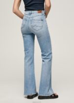 ⁦נשים 4N8XB59 Pepe Jeans דֵנִים ג'ינס מתרחב בגזרה גבוהה וילה⁩ – תמונה ⁦4⁩