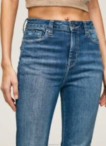 ⁦נשים 4N8XB60 Pepe Jeans דֵנִים ג'ינס מתרחב בגזרה גבוהה של דיון⁩ – תמונה ⁦3⁩