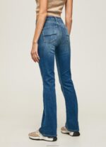 ⁦נשים 4N8XB60 Pepe Jeans דֵנִים ג'ינס מתרחב בגזרה גבוהה של דיון⁩ – תמונה ⁦4⁩