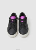 ⁦נשים 4N8XB613 Pepe Jeans שָׁחוֹר נעלי ספורט בסיסיות של Adams ari⁩ – תמונה ⁦2⁩