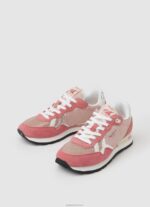 ⁦נשים 4N8XB614 Pepe Jeans וָרוֹד נעלי ספורט משולבות brit heritage⁩ – תמונה ⁦3⁩