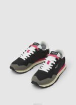 ⁦נשים 4N8XB619 Pepe Jeans שָׁחוֹר נעלי ריצה של natch⁩ – תמונה ⁦3⁩