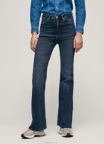 ⁦נשים 4N8XB61 Pepe Jeans דֵנִים ג'ינס מתרחב בגזרה גבוהה וילה⁩ – תמונה ⁦2⁩