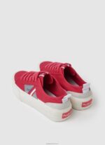 ⁦נשים 4N8XB628 Pepe Jeans פרסה נעלי ספורט מגופרות בדגל אלן⁩ – תמונה ⁦4⁩