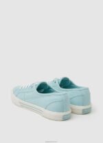 ⁦נשים 4N8XB631 Pepe Jeans ירוק מים בהיר סניקרס בייסיק של בריידי⁩ – תמונה ⁦4⁩