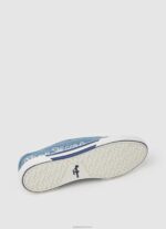 ⁦נשים 4N8XB633 Pepe Jeans כחול מפעל נעלי ספורט בסיסיות של בריידי ג'ינס⁩ – תמונה ⁦5⁩